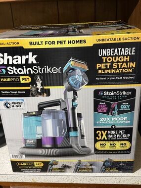 StainStriker HairPro Pet Handheld Cleaner in Teal and Purple